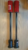 Professional Rumble-N-Rods and Handle - 50 lbs. / 70 lbs. to 90 lbs. Weight Set for Olympic Barbell