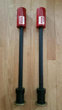 Professional Rumble-N-Rods and Handle - 50 lbs. / 70 lbs. to 90 lbs. Weight Set for Olympic Barbell